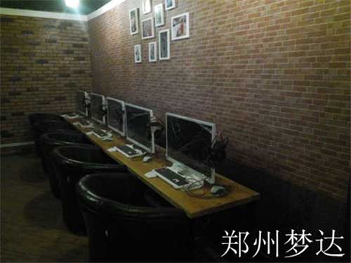 網咖桌椅裝修效果圖
