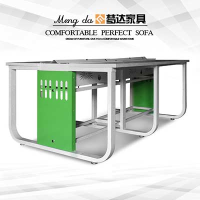 不銹鋼網吧電腦桌_型號TB008