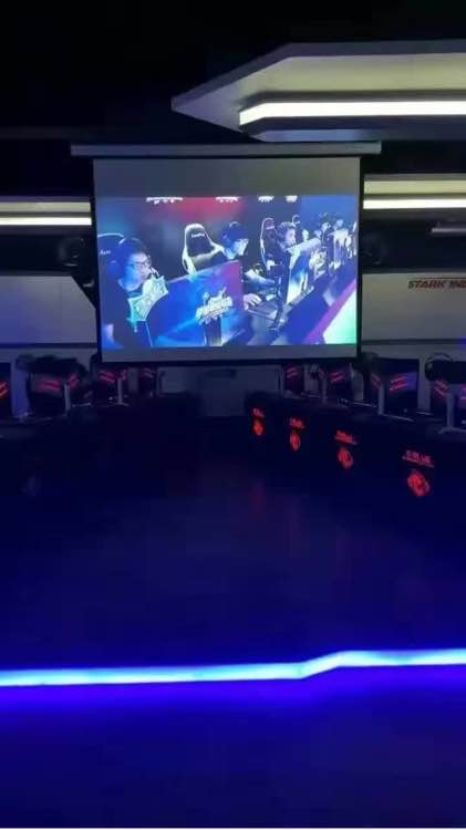 夢澤電競館網吧電競椅裝修效果圖