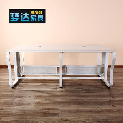 鋼架網吧桌_型號TB022